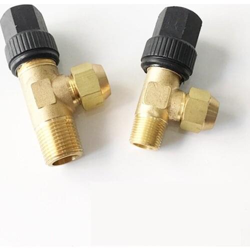 Refrigeration and air conditioning right angle valve Globe valve brass refrigeration accessories