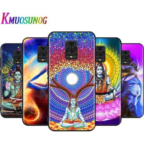 Lord Shiva Hindu Buddha For Xiaomi Redmi Note 9 9S Max 8T 8 7 6 5 Pro 5A 4X 4 Silicone Soft Phone Case Bright Black Cover