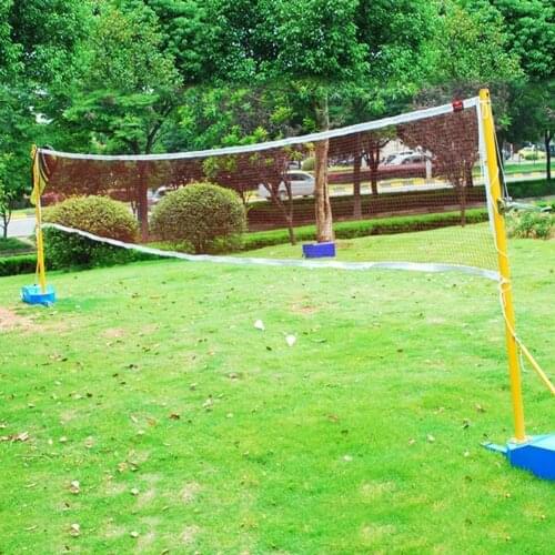 6.1x0.76M Standard Badminton Net Indoor Outdoor Sports Volleyball Training Portable Quickstart Tennis Badminton Square Net