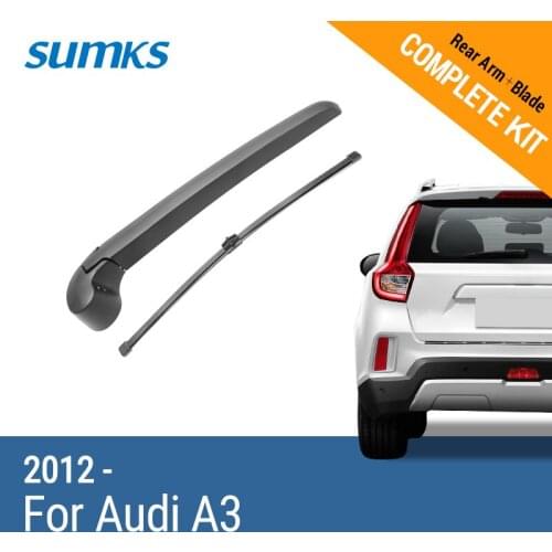 SUMKS Rear Wiper & Arm for Audi A3 2012 2013 2014 2015 2016 2017
