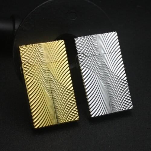 Water Wave Relief Ping Sound Lighter Windproof Butane Turbo Torch Jet Pipe Cigar Stainless Steel Metal Cigarette 1300 C No Gas