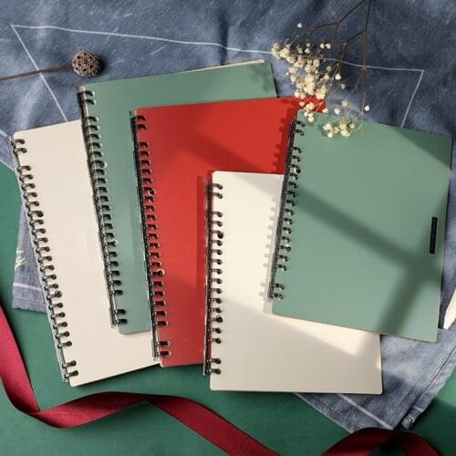 Japan KOKUYO A Little Special Series Loose-leaf Notebook Thin Notebook Replaceable Paper A5/B5 20 Sheets Retro Color