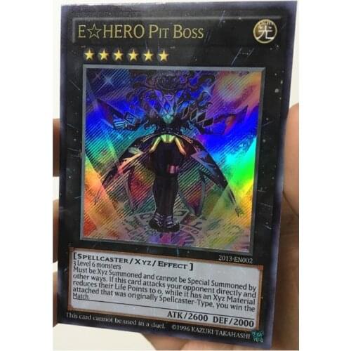 Yu Gi Oh HERO Pit Boss YCSW 2013 Prize English DIY Toys Hobbies Hobby Collectibles Game Collection Anime Cards