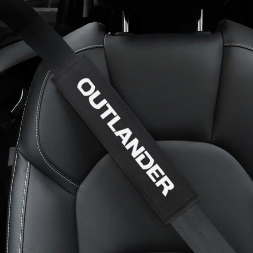 2pcs Cotton flannel carbon fiber protection Cover case for Mitsubishi Outlander accessories car styling