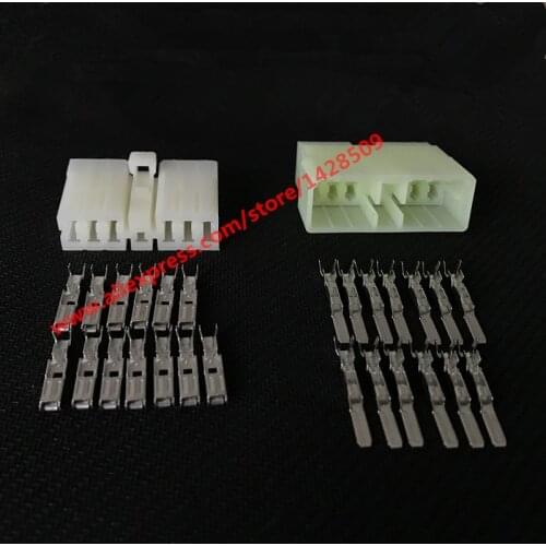 10 Sets 13 Pin Female Male Automotive Connector Electrical Housing Plug Socket For Motors Cars