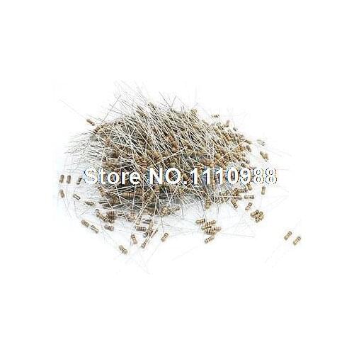 1000Pcs 11K Ohm 5% Tolerance 1/4W Colored Ring Carbon Film Resistance