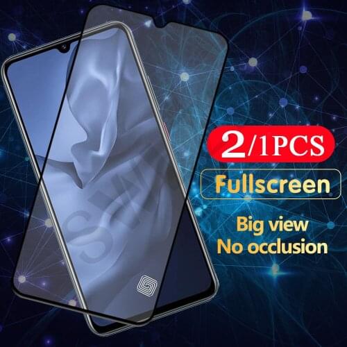 2/1Pcs cover phone screen protector for Realme C25 C21 C17 C15 C12 C11 C3 C3i C2 C2S C1 C20 C20A tempered glass protective film