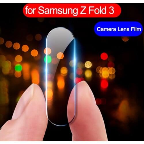 2 pcs Camera Len on Glass For Samsung Galaxy Z Fold 3 2 Camera Lens Film Tempered Glass Camera Lens Protector