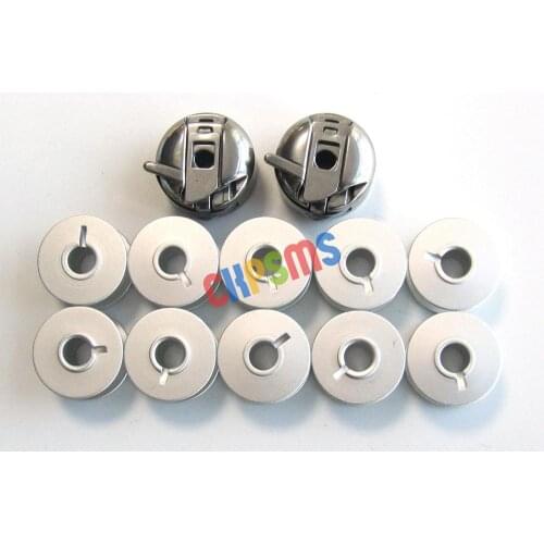 #2996A BOBBINS & #62740 BOBBIN CASES fit for SINGER 31 class 331K 44 Class