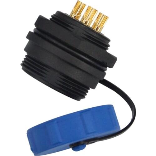 4 Pin M21 Waterproof Connector Dustproof Aviation Reverse panel mount socket XLR Cable Connector suit for 7-12MM cable