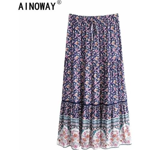 Ainoway Women's Pleated Skirts