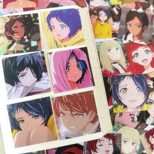 Anime WONDER EGG PRIORITY Stickers Ohto Ai PVC Sticker Gifts For Girls Wonder Egg Priority Cosplay CS636