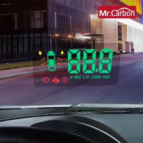 Car Central Control Instrument Panel HUD Head-Up Display For Mercedes Smart 453 Fortwo Forfour Car Modification Accessories