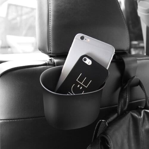 Car storage bucket Car storage bag Hook storage box Vehicle hook Storage box storage Glove box Trash Car storage box