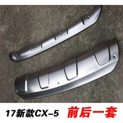 Car-covers Stainless Steel Front Rear Bumper Protector Guard Skid Plate Sill Covers for Mazda CX-5 CX5 2017-2020 Car styling