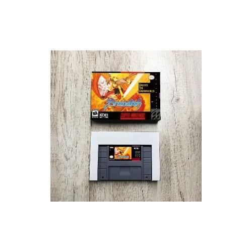 Brandish - USA Version RPG Game Card with Retail Box