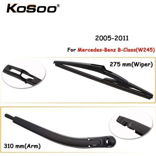 KOSOO Auto Rear Car Wiper Blade For Mercedes-Benz B-Class(W245),275mm 2005-2011 Rear Window Windshield Wiper Blades Arm