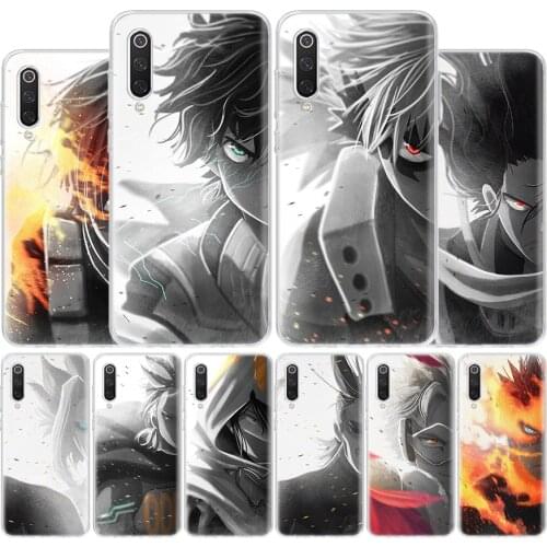 My Hero Academia Anime Cover Phone Case For Xiaomi Note 10 Mi 11 9 8 CC9 5X 6X 9T 10T A3 Poco X3 NFC F1 Pro Lite + Coque A1 A2