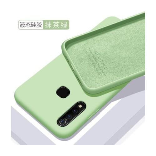 For VIVO Y13 Y17 Y19 Case Soft Liquid Silicone Slim Skin Coque Protect back cover Case for VIVO Y3 Y7S Y93 Y66 Y67 U3 shell