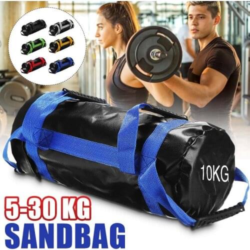 5-30KG Power Bag Home Fitness Sandbag Weightlifting Body Building Gym Sports Crossfits Heavy Duty Weight Unfilled Sand Power Bag