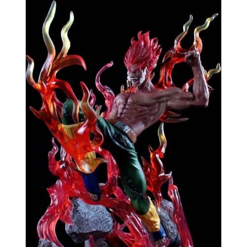 35cm Anime Naruto Shippuden GK Might Guy Eight Door PVC Action Figure Collectible Model Doll Toys For Gift