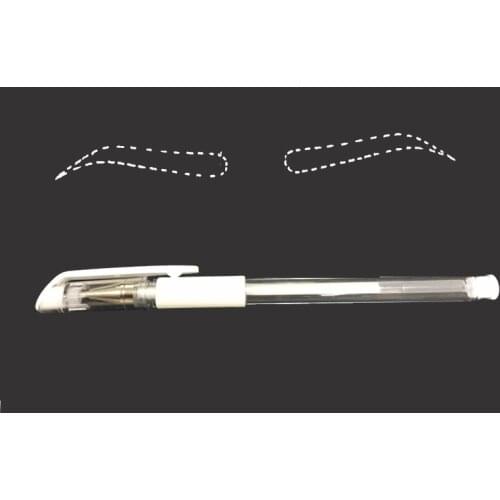 Surgical Skin Marker Pen White Tatoo Marker Pen For Eyebrow/Lip Permanent Makeup Accesories Eyebrow Microblading Hand Tools