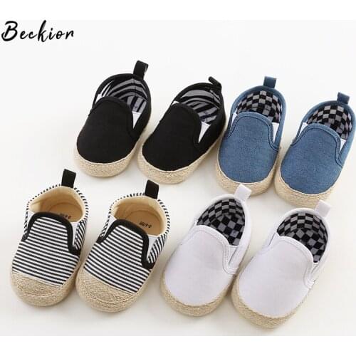 Newborn Baby Boys Girls Shoes Cotton Soft Sole Non-slip Toddler Infant Baby First Walker Prewalker Flat Sneakers Crib Shoes