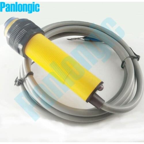 Panlongic M18 E3F-R2Y2 Feedback Reflection 2-wires Type AC 90-250V NC Normally Close Photoelectric Sensor Switch Free Shipping