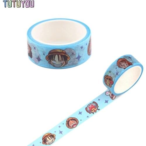 PC2015 Pirate King Animation Style Washi Tapes DIY Painting Paper Tape Decorative Adhesive Tapes Scrapbooking Stickers