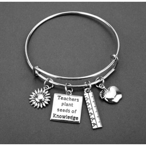 Gifts for Teachers Women Bracelet Teacher Appreciation Gifts End of Year Teacher Gifts for Teachers on Teachers Day Supplies