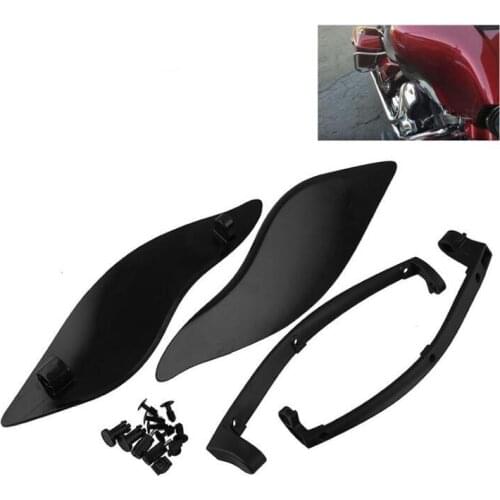 Adjustable Windshield Side Wing Windshield Air Deflector For Harley Touring Electra Glide Street Glide Tri Glide 2014-2019