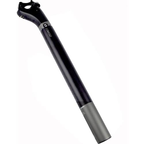 Comego Carbon Fiber Bike Seatpost Cycling Tube Bicycle Parts 3K Matte Finish 27.2X400mm Road Mtb Bike