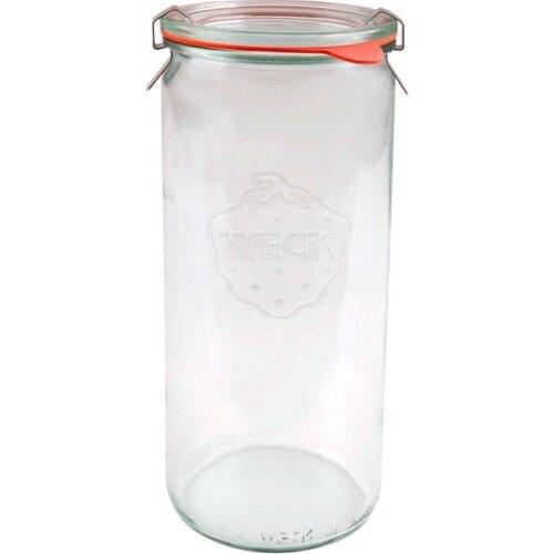 Weck 1040 ml. Cylinder Glass Storage Jar