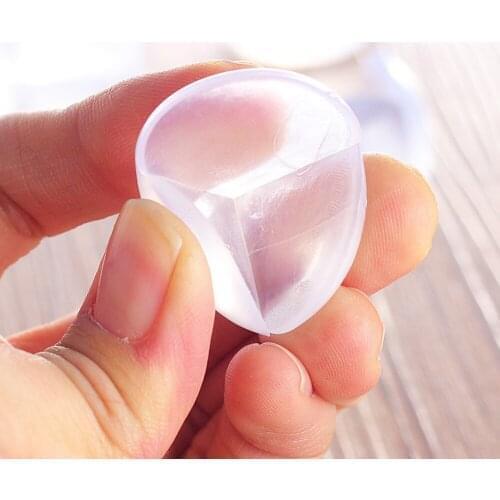 PVC 4pcs Clear Baby Corner Guards Child Proofing Table Desk Protector Cover Safety Anticollision Protector Table Corner Edge