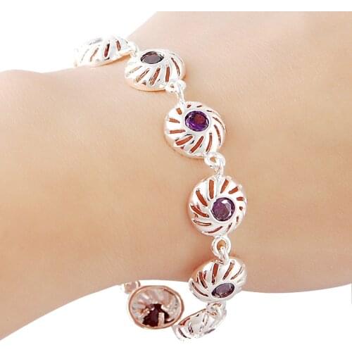 2021 New Women Infinity Love Bracelet 925 Sterling Silver Clear CZ Charm Bracelet for Women Wedding Accessories