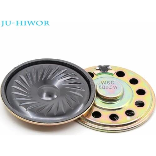 10pcs 0.5W 8R Loudspeaker 57MM Mini Round Speaker Diameter Thickness 9MM Small Horn Doorbell Speaker