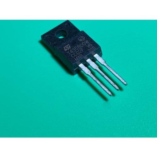 10pcs/lot T435-800W TO220F T435800W 4A TRIACS T435-800WTR TRIAC ALTERNISTOR 800V ISOWATT T435-800W-TR T435800WTR T435-800 W T