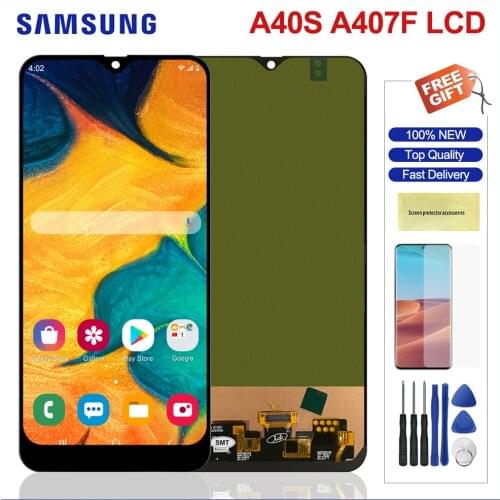 6.4'' Lcd For Samsung A40s A407 LCD Display Touch Screen Digitizer Replacement For Samsung Galaxy A407 A407F A407FN Screen