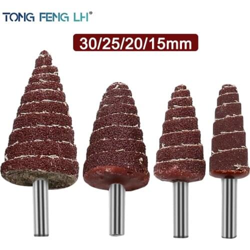 6mm shank diameter spindle louver impeller abrasive paper skating wheel head for rotating micro drill polishing tool power tool