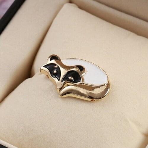 Cute Fox Diy Sewing Accessories Animal Fox Diy Jewelry Making Components for Coat Sweater Hoodie Wholesale Price