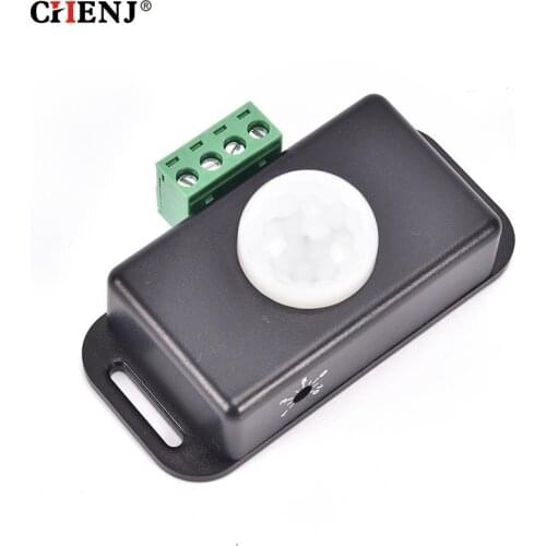 Automatic DC 12V 24V 6A Infrared PIR Motion Sensor Switch For LED Light Lamp