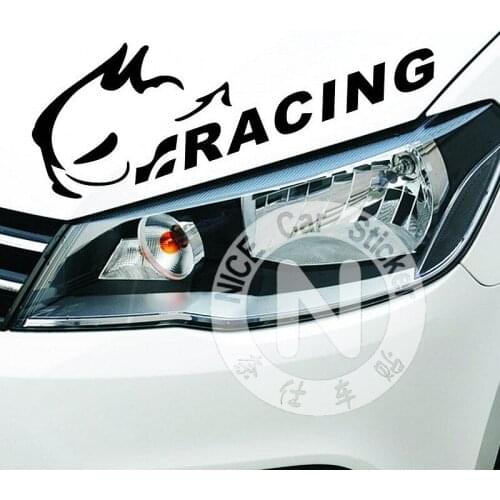 Car Stickers Racing Devil Rabbit Sports Creative Decals For Volkswagen Golf Polo Vinyls Auto Tuning Styling 30x12cm D15