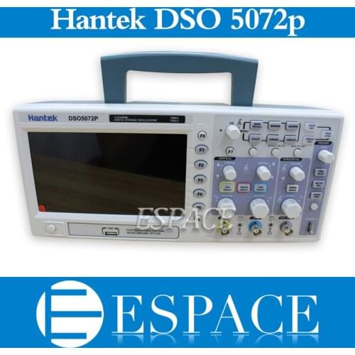 Hantek DSO5072P Digital Storage Oscilloscope 70MHz 2Channels 1GSa/s d Length 24K USB
