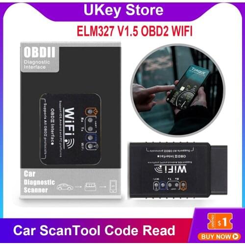 ELM327 V1.5 WIFI OBD2 Scanner For Android/IOS Mini OBD Tools Support All OBD2 Protocols CAN-BUS OBD2 Car Auto Diagnostic Tool