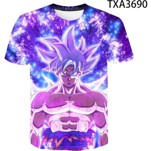 2020 New Summer Anime Dragon 3D Printed T Shirts Casual Men Women Children Short Sleeve Boy Girl Kids Streetwear Tops DBZ Tee