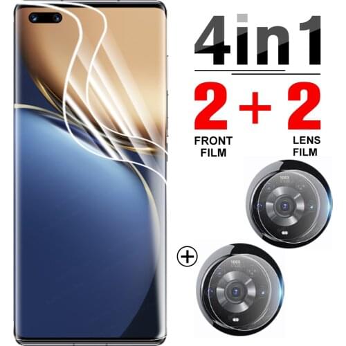 4 in 1 Hydrogel Film for Huawei Honor Magic 3 Pro Plus Screen Protector Protective film For Honor Magic3 Pro Pro+ film not glass
