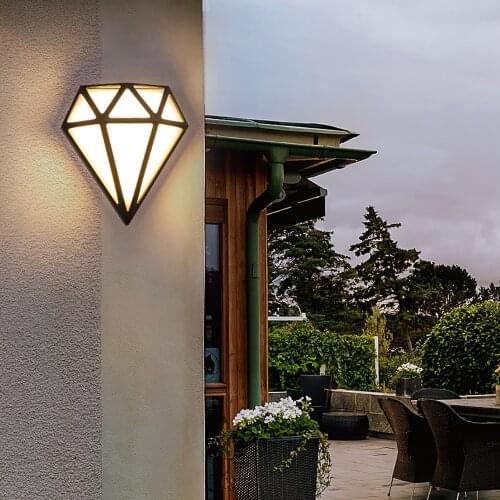 IP65 Outdoor Wall Light Aluminum+Acrylic Waterproof Led Exterior Wall Lamps for Gate Entry Light Garden Yard Lightings 12W/24W