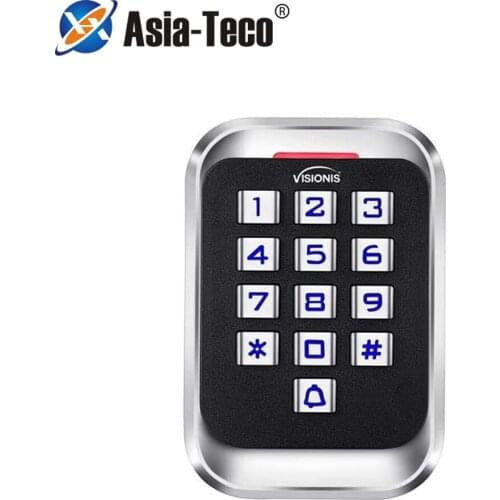 IP68 Waterproof Metal Case 125KHZ RFID Keypad Single Door Stand-Alone Access Control Machine Wiegand 26 2000 users