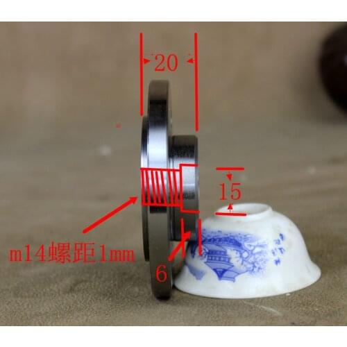 Small lathe flange 80/100 flange m14 thread can replace 50/65 chuck