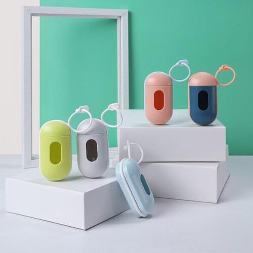 Pet Poop Bags Dispenser Dogs Cats Waste Pick Up Bags Box Outdoor New Oortable ABS Material Pet Trash Box